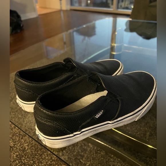 VANS SLIP ON LEATHER SHOES - Picture 1 of 4